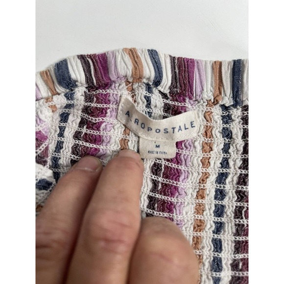 Aeropostale Women’s Size Medium Exclusive Island Berry Date Night Dress Mini - Picture 5 of 8